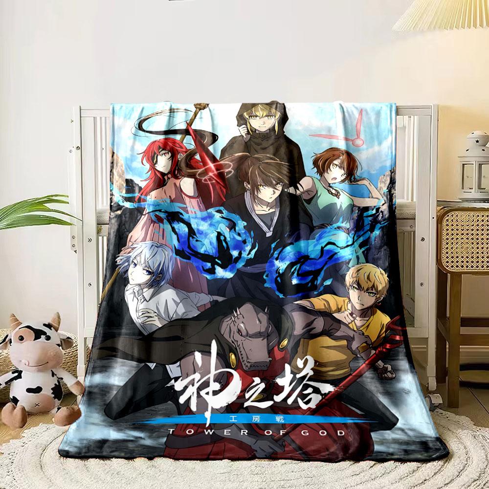 

A vibrant group of characters with dynamic poses and mystical elements. for all seasons blanket lunch break throw gift 80cm x 120cm