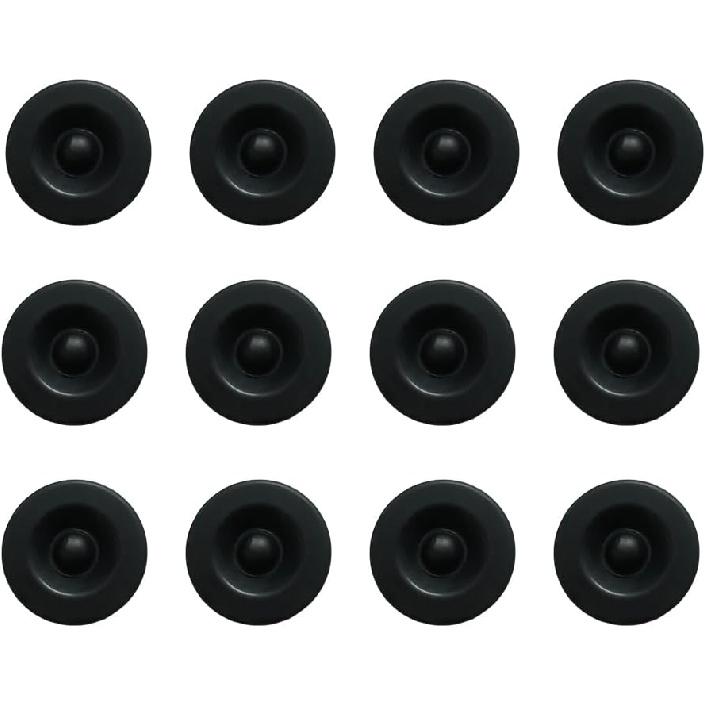12Pcs Rubber Grease Plugs Hub Dust Cap, Trailer Hub Bearing Dust Caps, Trailer Axle Wheel Hub Cap For Trailer Dexter Lube RV Camper