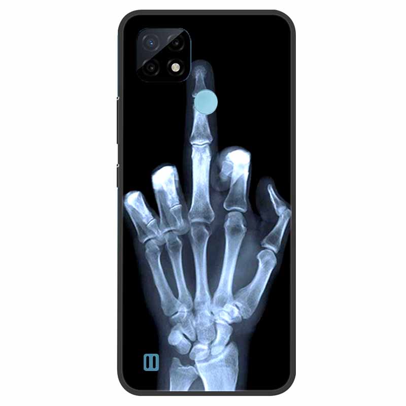 Pro Realme C21 Pouzdro Nárazuvzdorné Měkký silikon TPU Zadní kryt Pro Realme C31 C21Y C25S C25 Pouzdra na telefony Realme C21 C31 Roztomilý kreslený
