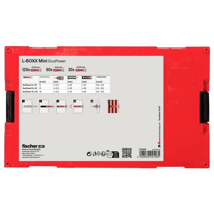 Accessoire de fixation - fixtainer - duopower - couleur noire - vendu à l'unité