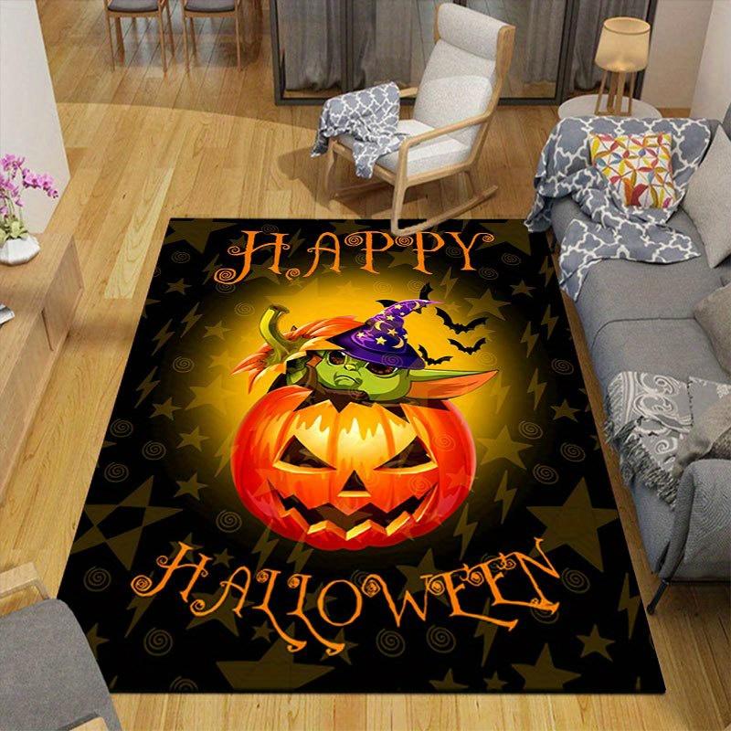 1pc Star wars Yoda Pattern Carpet Area Rug Non slip Carpet Hand Washable Floor Mat Suitable For Living Room Bedroom Home Decor Room Decor