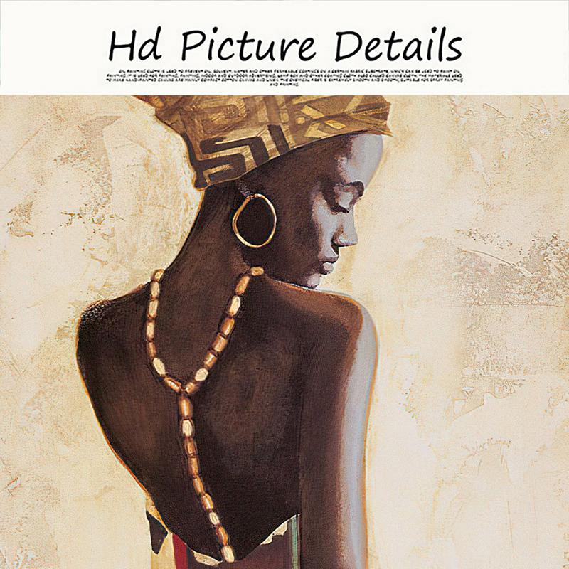 African Traditional Dancing Women Wall Art Canvas Posters and Prints Art Painting Large Size Decoration Pictures for Home Decor