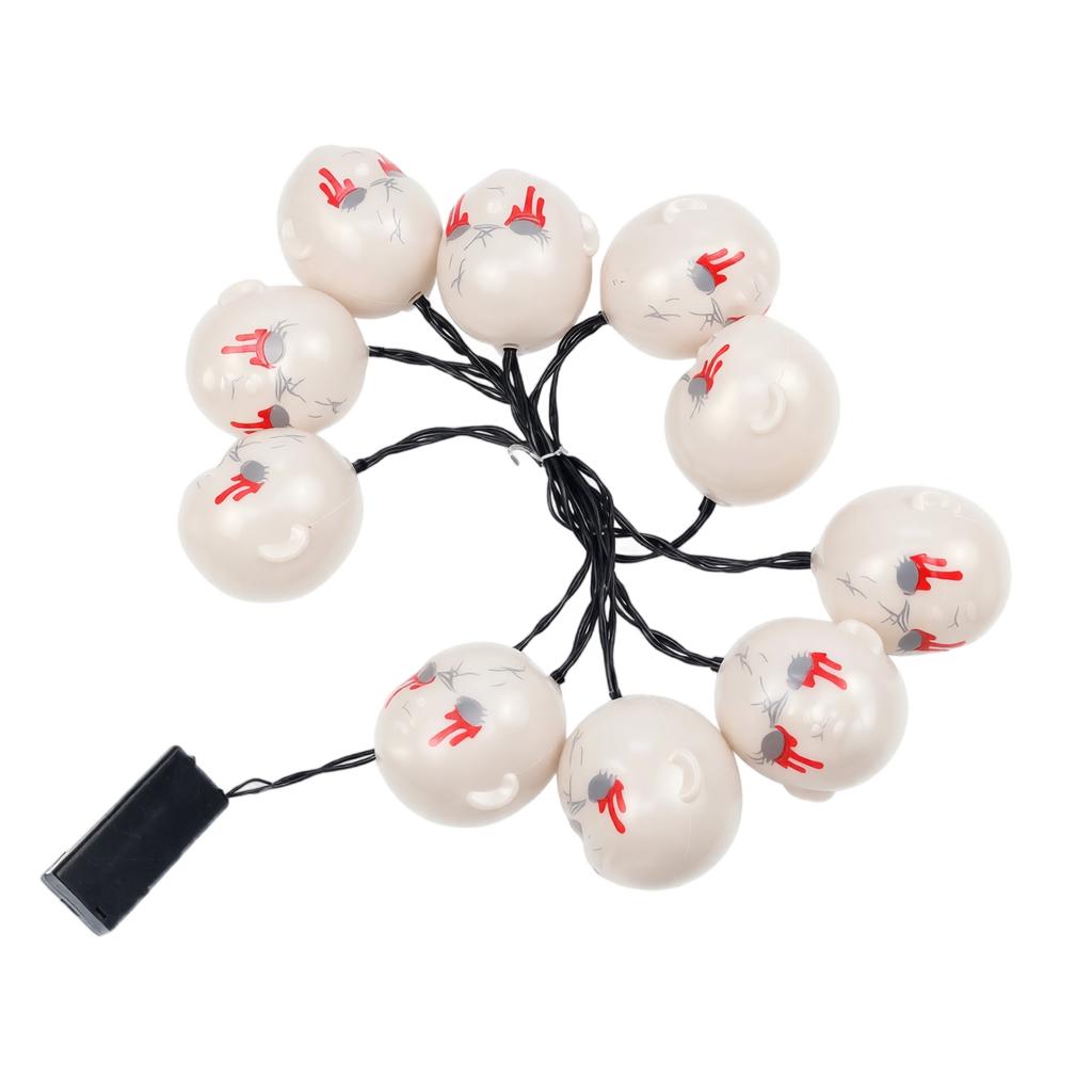 Halloween Eye String Lights, 10FT LED Decorative Night Lights for Indoor Outdoor Party House Decor
