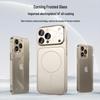 iPhone 17 Pro Max Matte Glass Magnetic Case, Drop-Proof Protective Cover