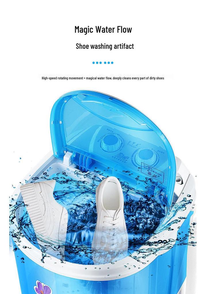 Compact Shoe Washer & Deodorizer - Lazy Style Shoe Cleaning Machine