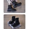 Children's Boots, Single Boots, Knitted Breathable Elastic Socks, Boots, Short Boots