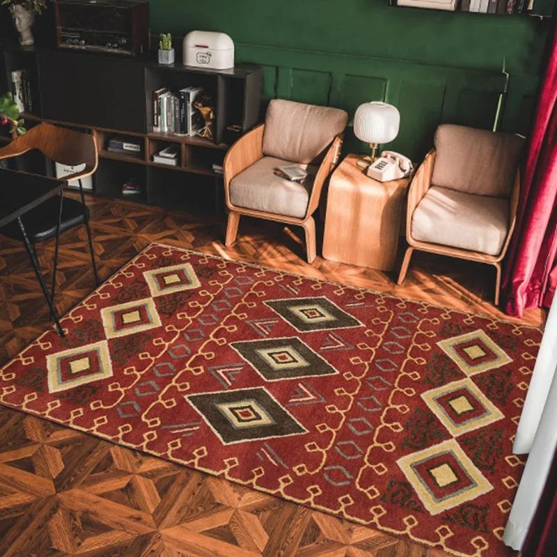 Tappeti Antiscivolo in Stile Bohemien Sono Perfetti per l'Uso in Soggiorni  Tavolini da Caffè  Divani  e Zerbini da Ufficio  Emanando Fascino Retrò