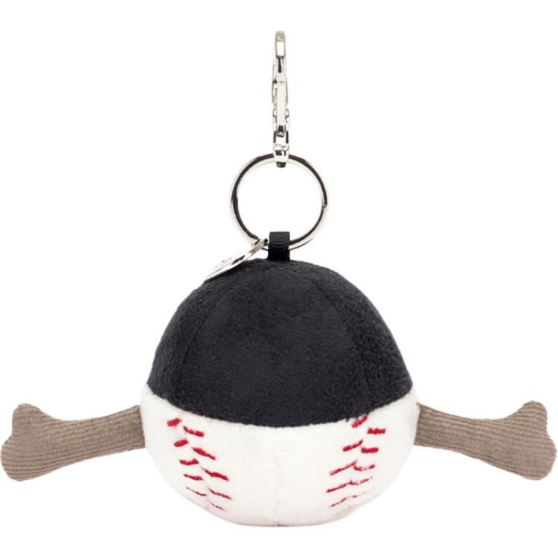 JELLYCAT Fun Sports Series Baseball Bag Charm Plush Toy Backpack Pendant Doll Plush Pendant 12cm Height