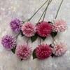 New Silk Artificial Dahlia Flowers Decorative Bouquet Chrysanthemum Fake Flower Floral Artificial Faux Plants Wedding