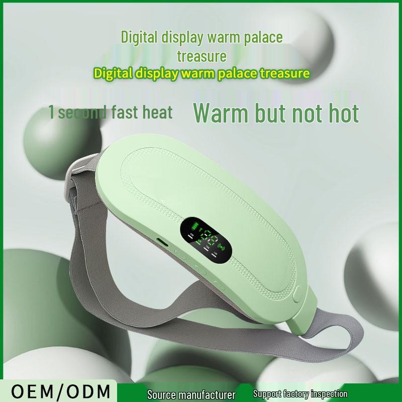 Customizable Electric Heating Waist Belt for Menstrual Pain Relief with Vibration and Hot Compress
