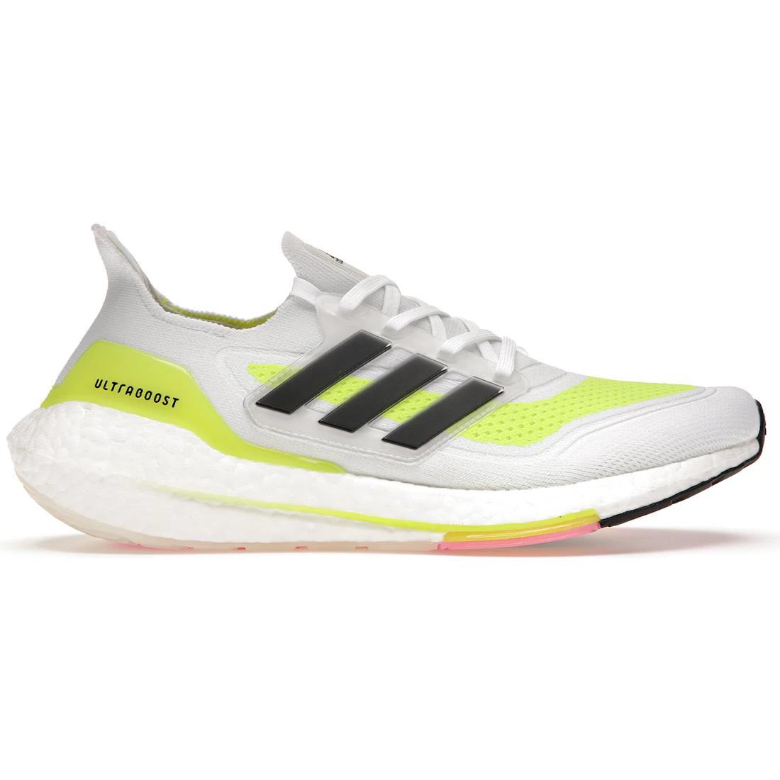 

Кроссовки adidas Ultra Boost 21 Белые Солнечно-желтые(0377 финансовый год) 40