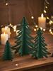 1pc Christmas Tabletop Decor Green Pine Trees Ornaments Bedroom Living Room Desktop Decorations for Home, Window Sill & Mantel