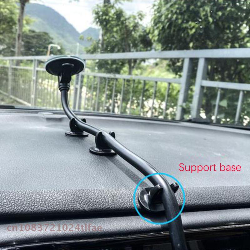 YY30-17MM Ball Head Hose Sucker Base For Wireless Car Charger 20W Car Mobile Phone Tablet Holder Accessories 2 Lengths