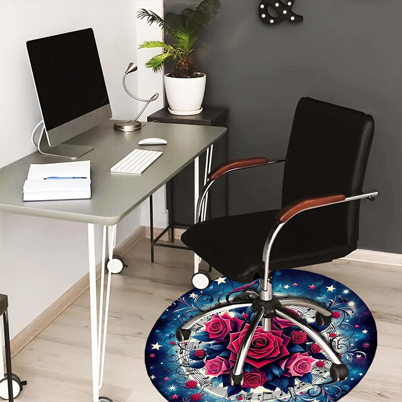 

1pc Office Carpet Chair Mats Rose Symphony in Stars Perfect for Decorating Office Chairss, Or Bedrooms.YDT583 80cm by 80cm