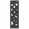 Umbrella Stand Black 15.5 X 15.5 X 49 Cm Metal