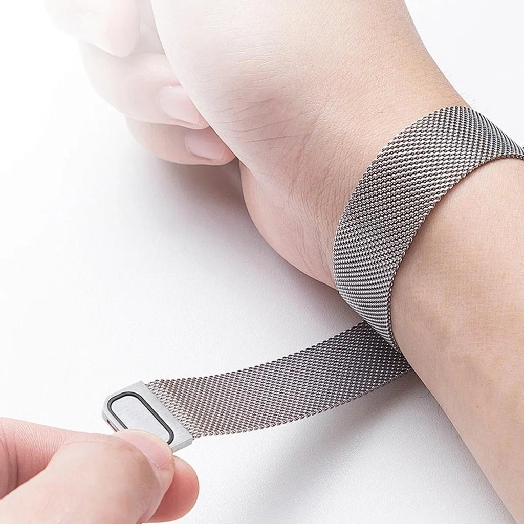 Milanesisk ögla armband för Huawei watch fit 4/4pro Smartwatch Armband för Huawei watch fit3/2/1 Ersättningsmetallarmband Tillbehör