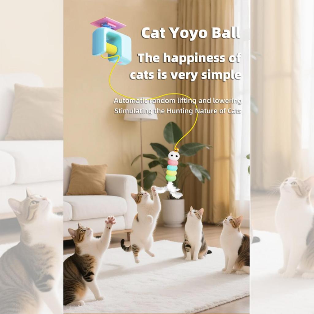 Electric Smart Door Hanging Toy Cat Toy Self-entertainment and Fun Cat Amusement Artifact