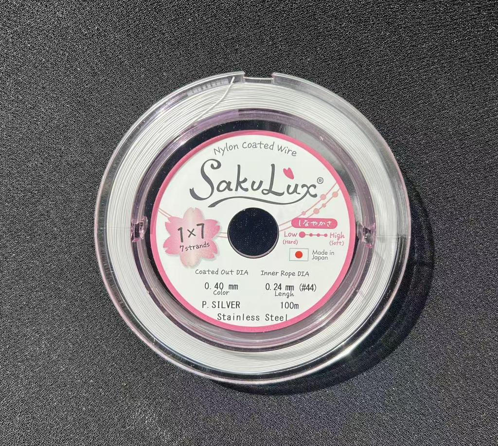 10m Japanischer Goldfaden Stahldraht für DIY Schmuck & Perlenarbeiten