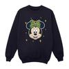 Disney Womens/Ladies Minnie Mouse Happy Christmas Sweatshirt