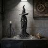 Halloween Witch Resin Statue With Gothic Design For Party Decor Gift