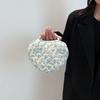 Floral Print Portable Makeup Bag with Large Capacity