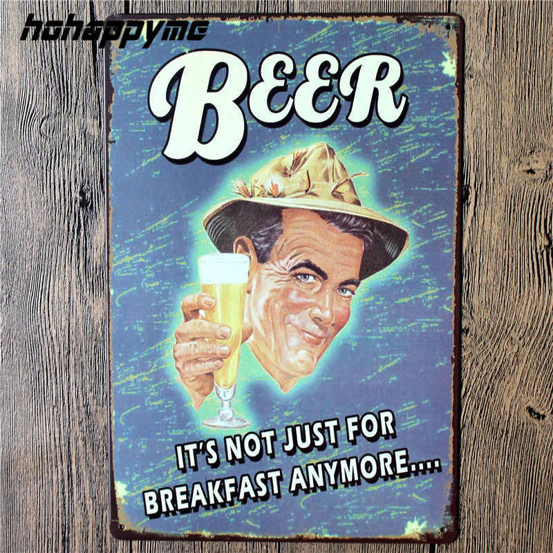 Vintage Tin Beer Signs Antique Decorative Metal Plaques Beer Carteles Vintage Metal Plaque Metal Vintage Pub 20*30cm