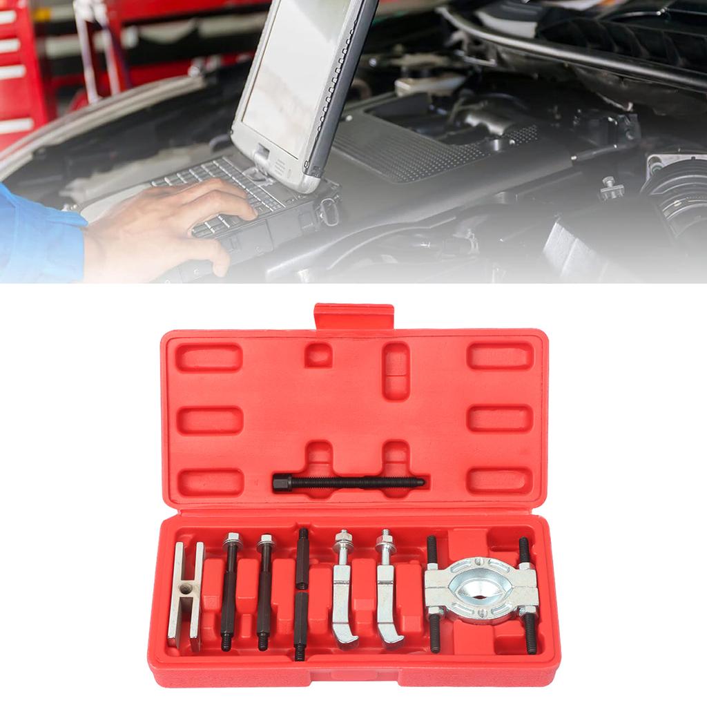 Versatile 9 Pieces Bearing Removal Tool Kit Wheel Transmission Bearing Separator Hub Axles Puller Set Jaws Transom Beam