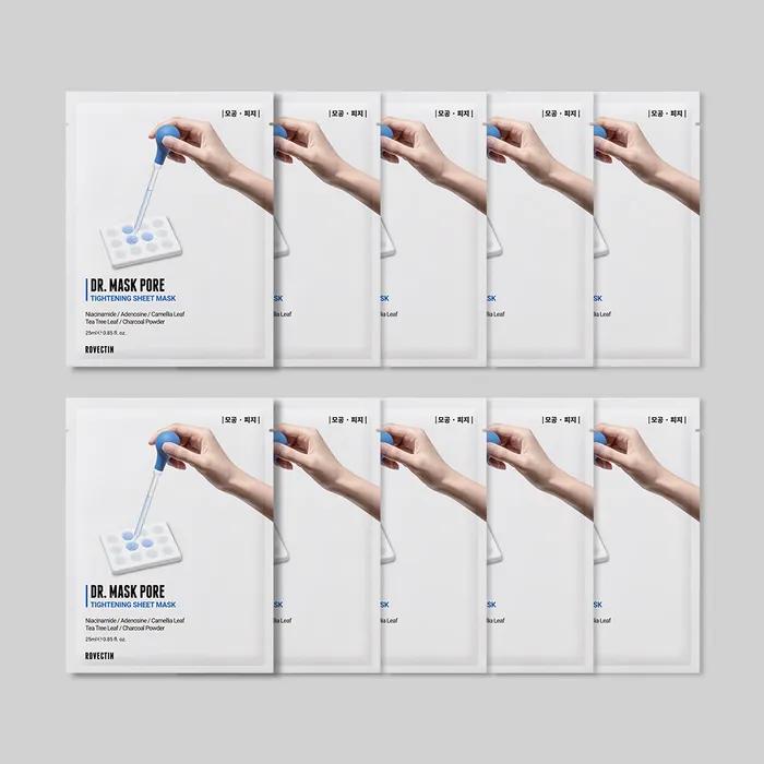 Rovectin Doctor Mask Pore 10-pack (2 boxes of 5 packs)