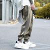 Cargo Pants Ice Silk Dressing Male Popular Drawstring Ankle Tied for Working
