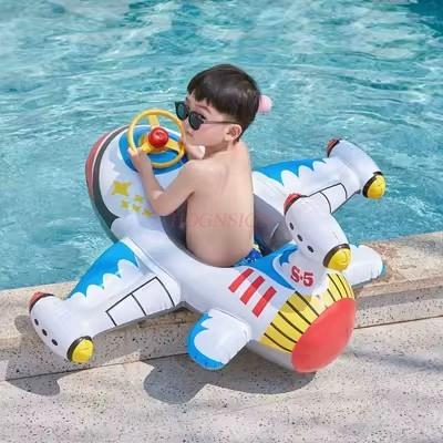 Baby Schwimmring Sonnenschirm Schwimmboot Hockerring Verdickt Kinder Wasserspiel Sonnenschutz Sitzring Netz