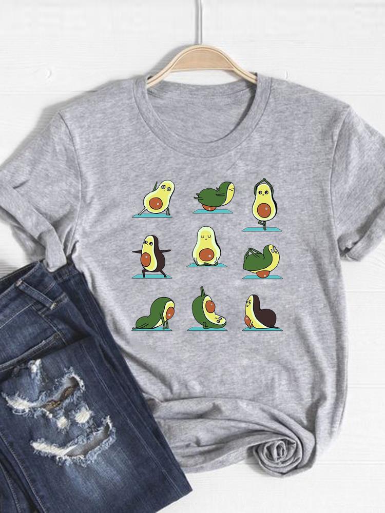Sloth Cartoon Sweet 90s Cute Graphic Tshirt Print T Shirt Short Sleeve Summer Clothes Women Clothing Fashion Basic Tee Top