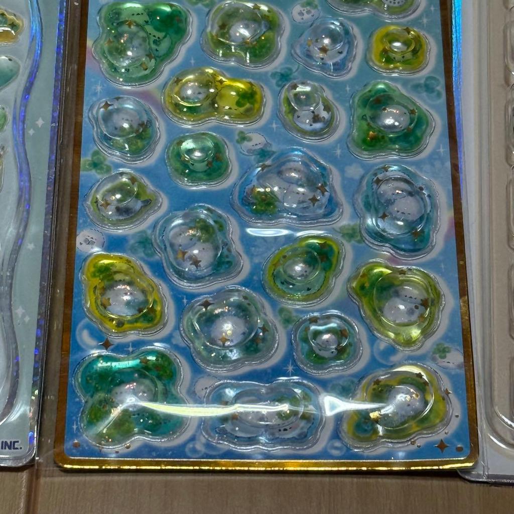 [Genuine Product] Jewel Petit Drop Mellow Aquarium Kirakoro Ohajiki Stickers 3 Pieces