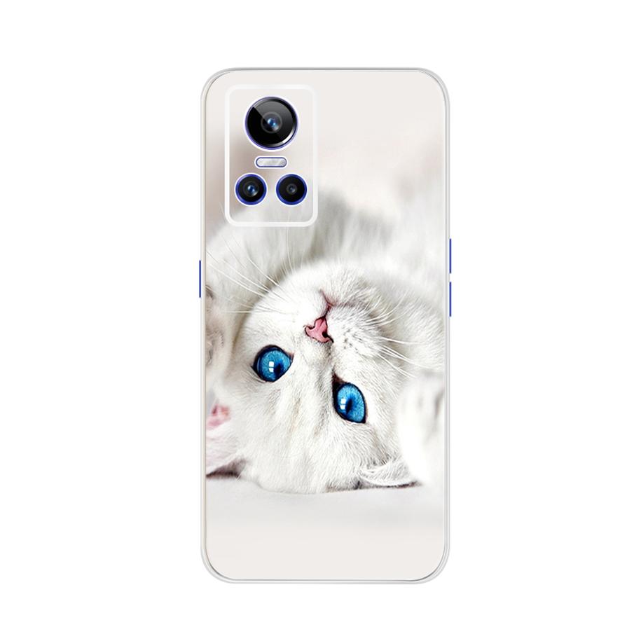 For Realme GT Neo3 Case Cover For Realme GT Neo 3 150W Bumper Soft Lovely Cat Wolf Silicone Phone Funda For Realme GT Neo3 Coque