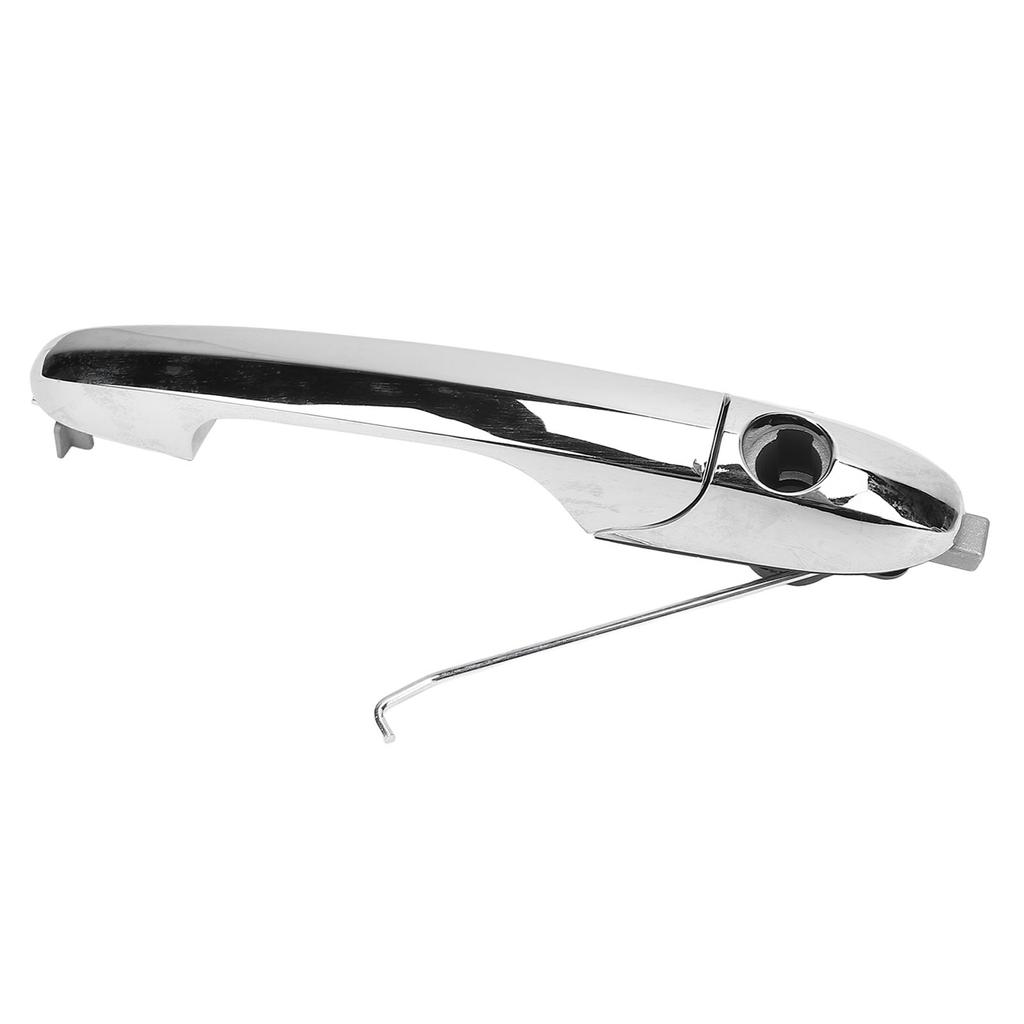 Car Exterior Door Handle Comfortable Stable Grip ABS Chrome Long Lasting Outside Door Handle for LHD Cars