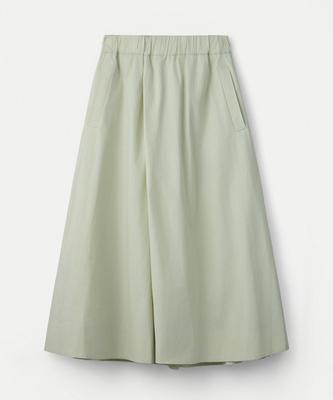 UMARMUNG Poplin Maxi Culotte Pants_Green Tea