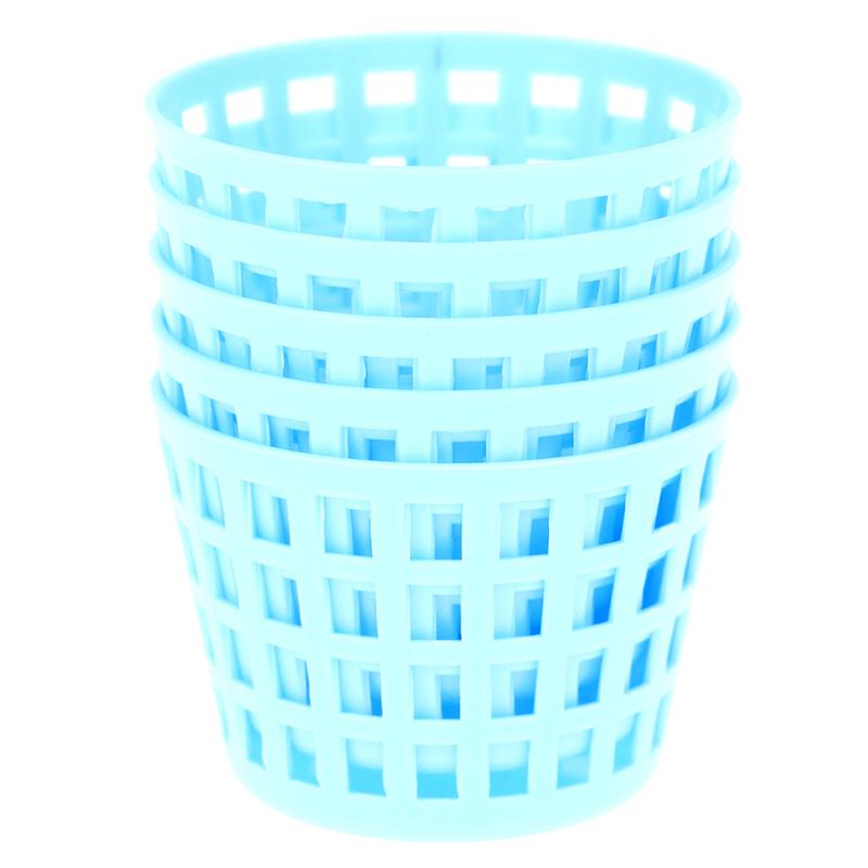 

5 шт. Мини 1/12 Симпатичная корзина для хранения кукольного домика Куклы Миниатюрные украшения синий