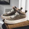 Fashion Hot Selling Men's High-top Shoes Autumn Winter Thick Soled Wear-resistant Men's Outdoor Hiking Shoes Casual Lace Up Sports Shoes
