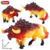 Oenux Original Wilde Dinosaurier Mythos Drache Tiere Modell Feuer Bulle Krake Monster Krabbe Actionfiguren Kinder Sammlung Spielzeug Geschenk