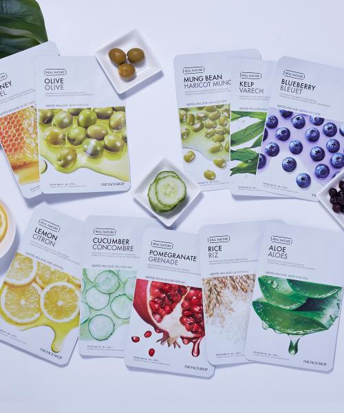 The Face Shop Real Nature Ground Up Mask Sheet (10-Pack) Red Ginseng