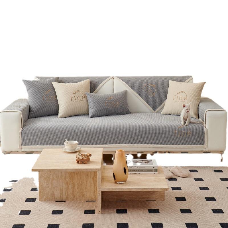 Sofa Cushion Four Seasons Universal Non-Slip Cover  New Modern Simple Sofa Cover All-Inclusive Summer Seat Cushion