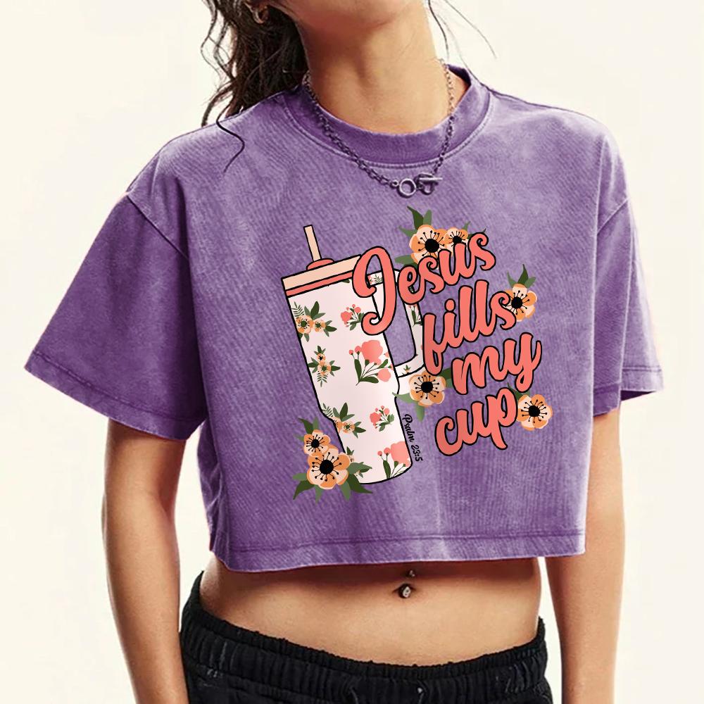 

Иисус Кружка Большой Вместимости Принт Выстиранная Футболка Женская Летняя Мягкий Топ Модная Футболка с Коротким Рукавом Уличный Хлопок Женская Футболка XL