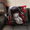 Adventure Puzzle Game D-Danganronpa Pillow Case Double-Sided Printing Short Plush Sofa Cushion Cover Bedroom Bedside Pillow