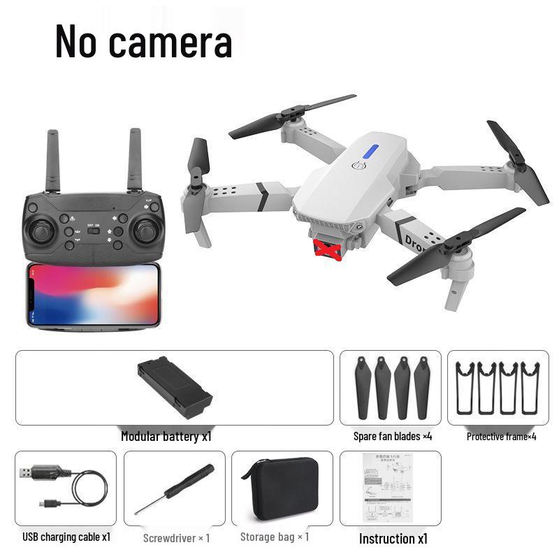 E88 Kids' Drone HD Camera Remote Control Aircraft – Durable Toy for Boys & Young Students