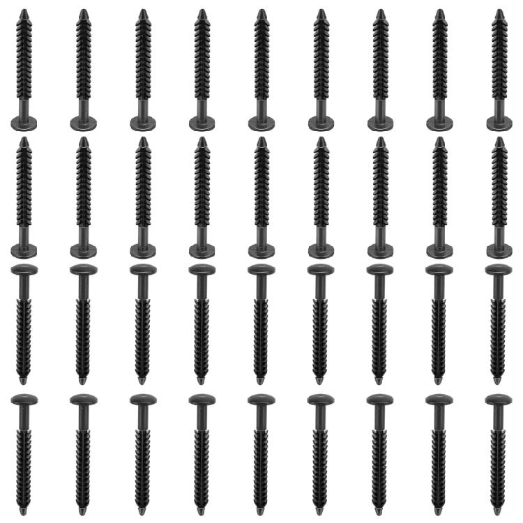 

36Pcs Window Shutter Screws Window Panel Pin Black Shutter Spikes Anchors Shutters Exterior Spikes Dressing Hardware 1