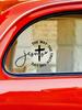 Jesus The Way Truth Life Car Sticker - 5.9" Christian Cross Waterproof Decal, Religious Gift for Mother's Day, Baptism & Easter