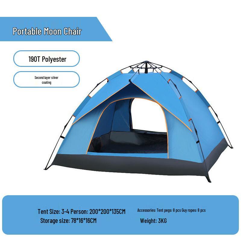 Portable Automatic Pop-Up Camping Tent