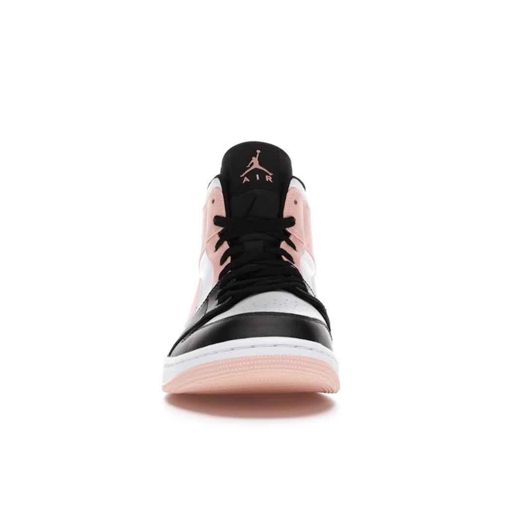 Air Jordan 1 Mid Crimson Tint Men Sneakers Orange White Black 554724-133