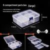 Jiemengzhe Large 6-Compartment Detachable Parts Organizer
