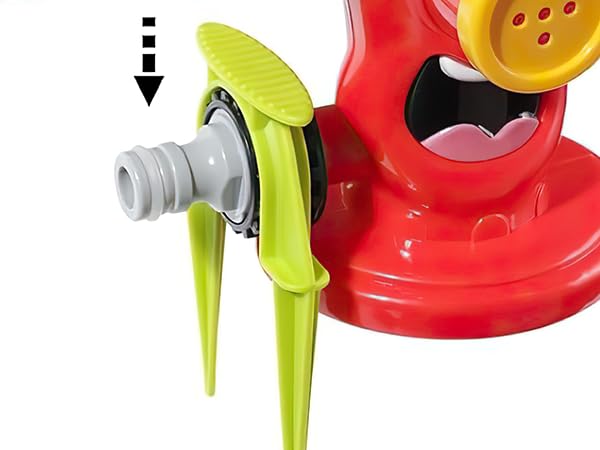 OBEST Sprinkler Hydrantenspielzeug Rotierender Springbrunnen Wasserspiel im Freien Sommerspiel Springbrunnen Spielzeug Rasenspiel Kinderpool Sommermassnahmen Kinderschlauch