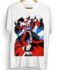 Trend Summer  Cosplay Neutral Black and White Tengen Toppa T-shirt Gurren Lagann Kamina Anime Manga Black Gifts Shirt All Sizes